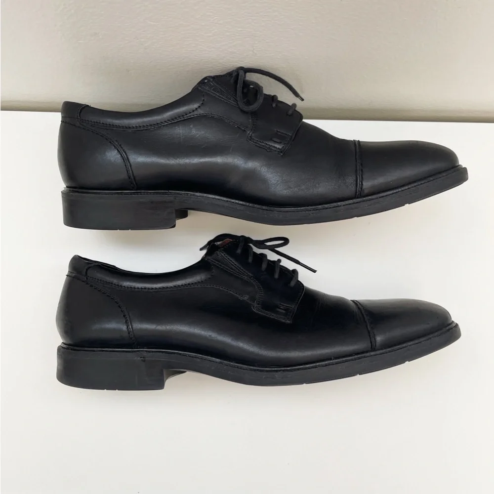 Johnston and Murphy dress shoes Leather Sz 10.5 formal event wedding waterproof